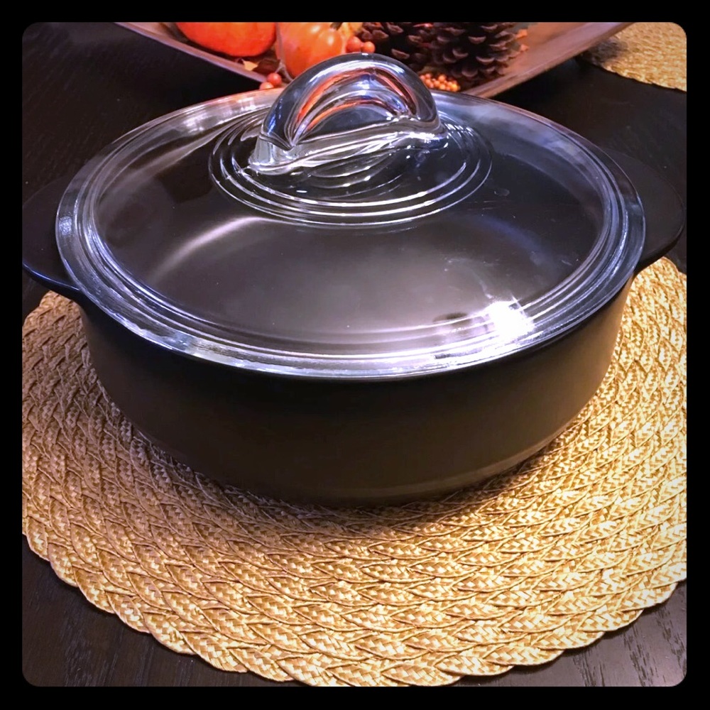 Pampered chef rock crock casserole 2.5qt like new